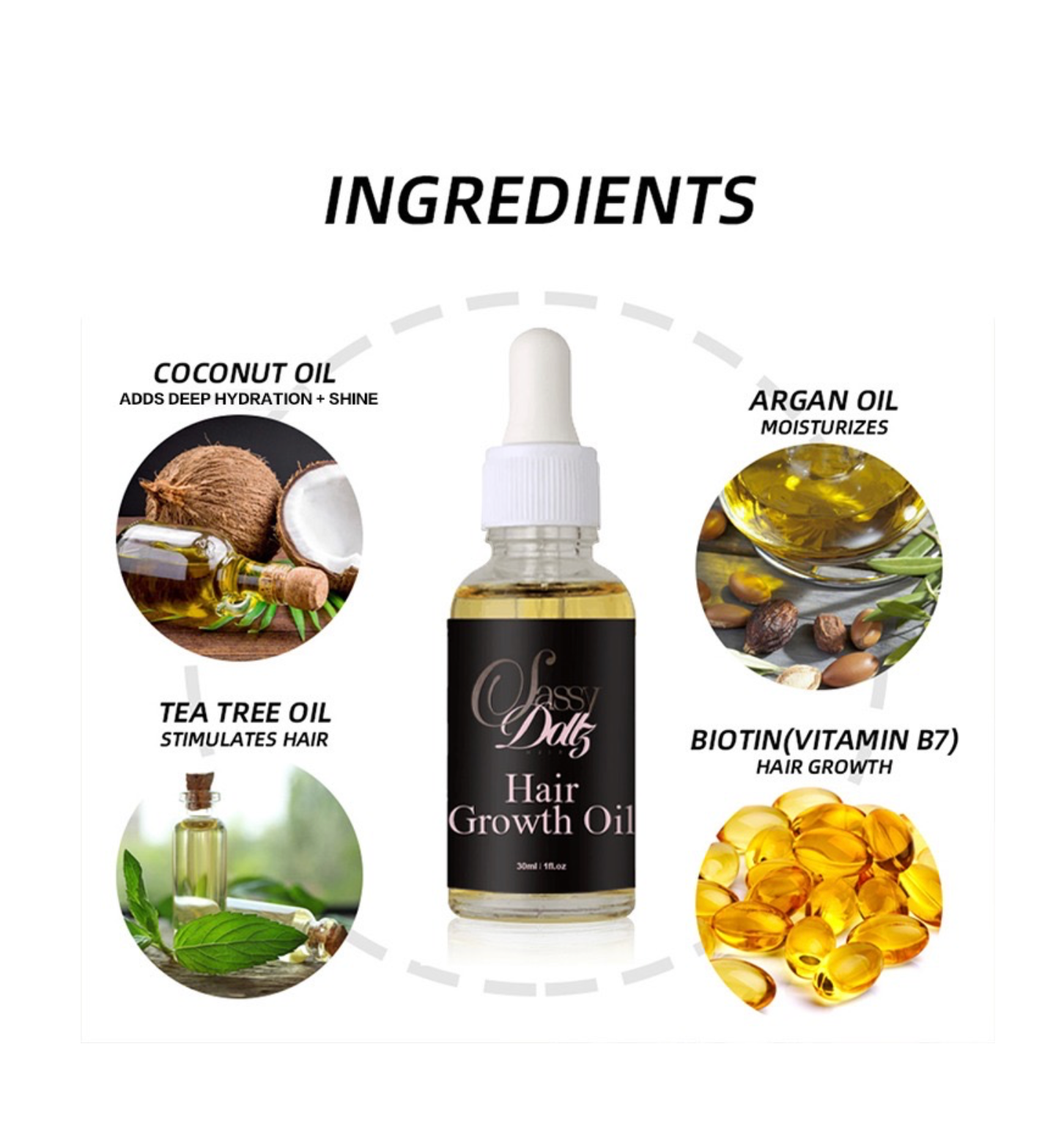 Sassy Dollz Hair Growth Oil