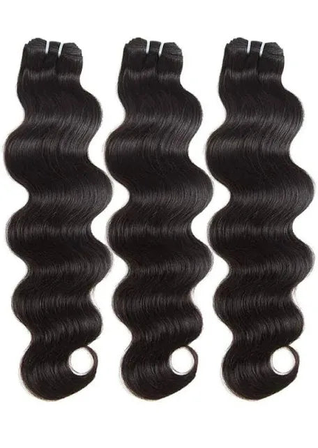 3 Pcs Hair Bundles I Raw Straight/Body Wave